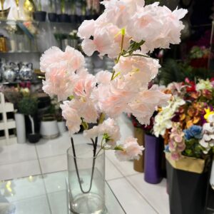 Exclusive Peach Cherry Blossom Stick