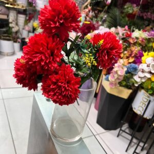 Red Chrysanthemum Bunch